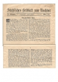 Beiblatt zur Sächsischen Volkszeitung von 1921